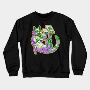 Halloween Mummy Cat Zombie Crewneck Sweatshirt